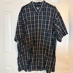 Harbor Bay Navy Plaid Button Down Shirt